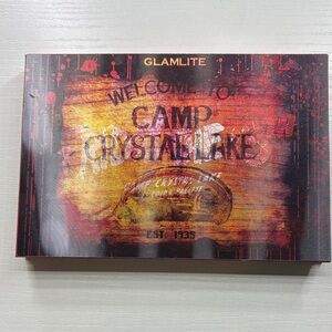 Glamlite Camp Crystal Lake Eyeshadow Palette - Red, Gold, Black
